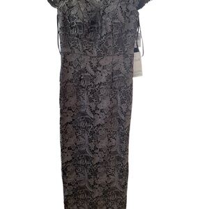 Dark Gray Evening Dressed